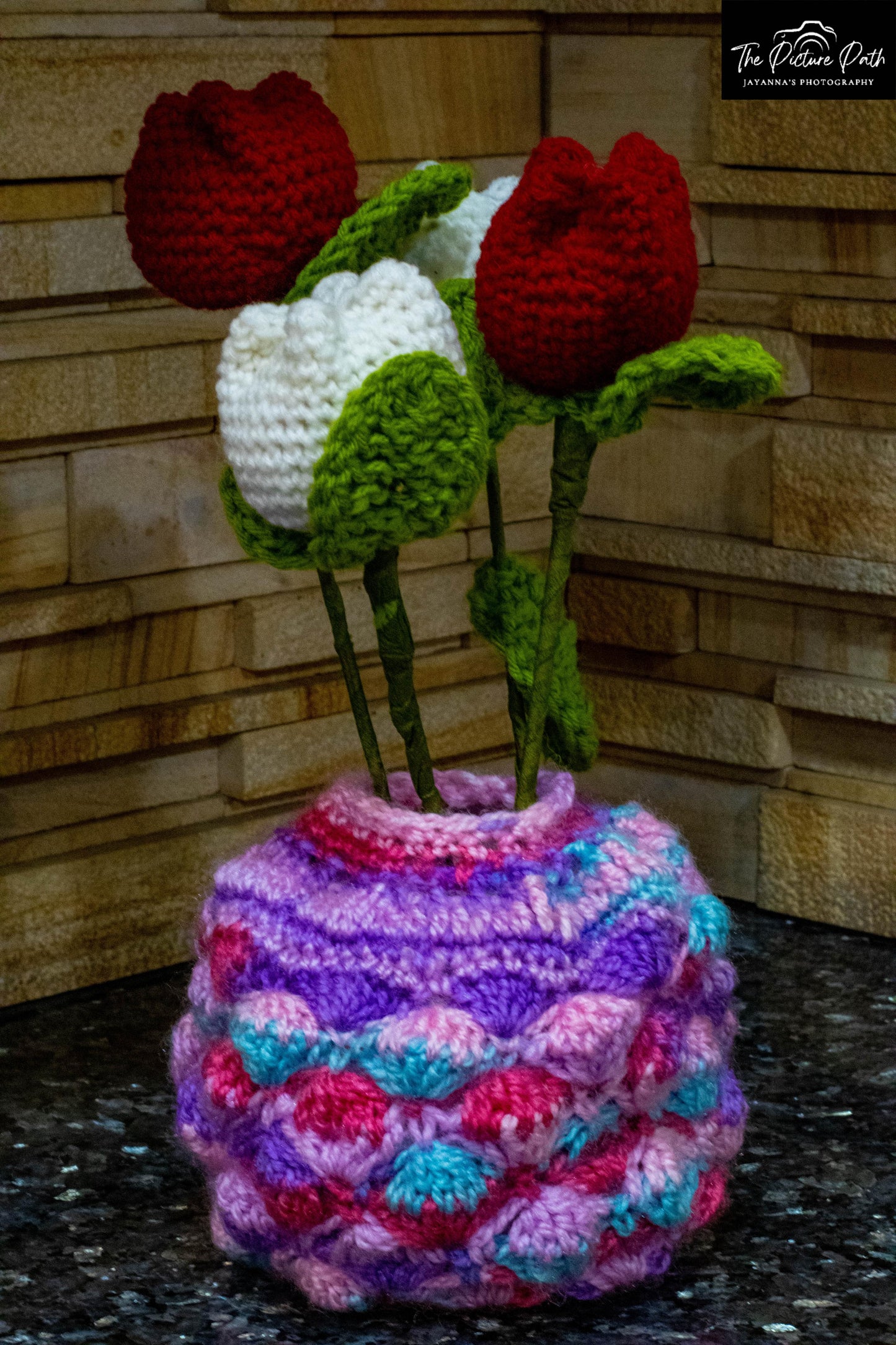 Tulips Flower Pot