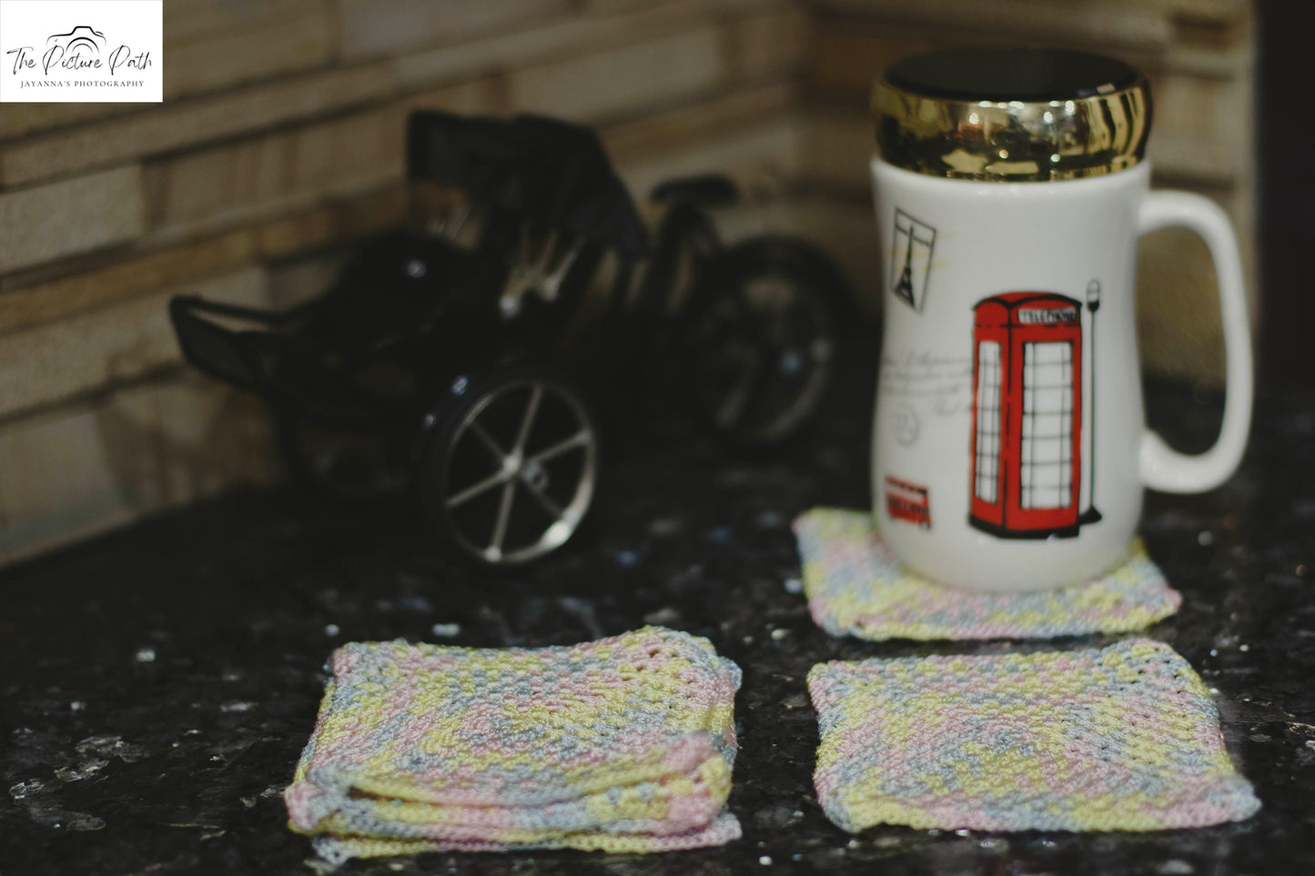 Colorful Square Coasters