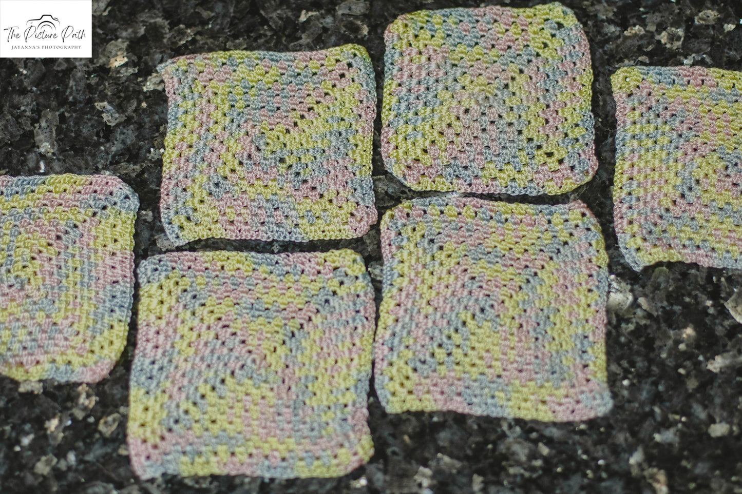 Colorful Square Coasters
