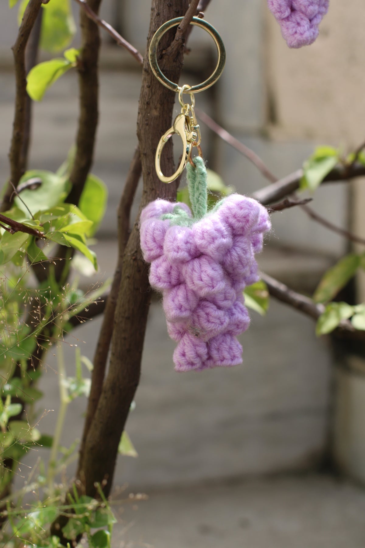 Grapes Keychain