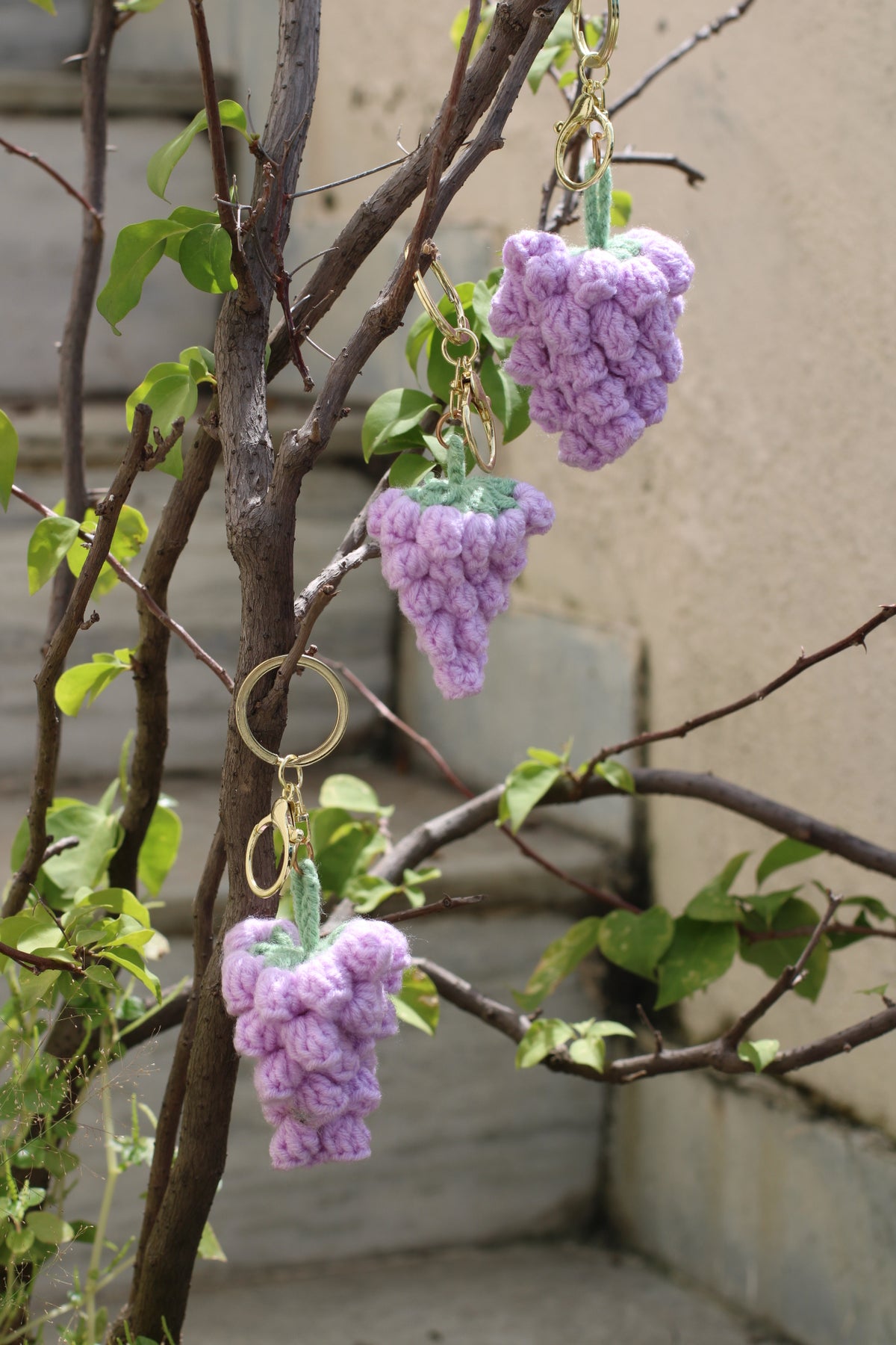 Grapes Keychain