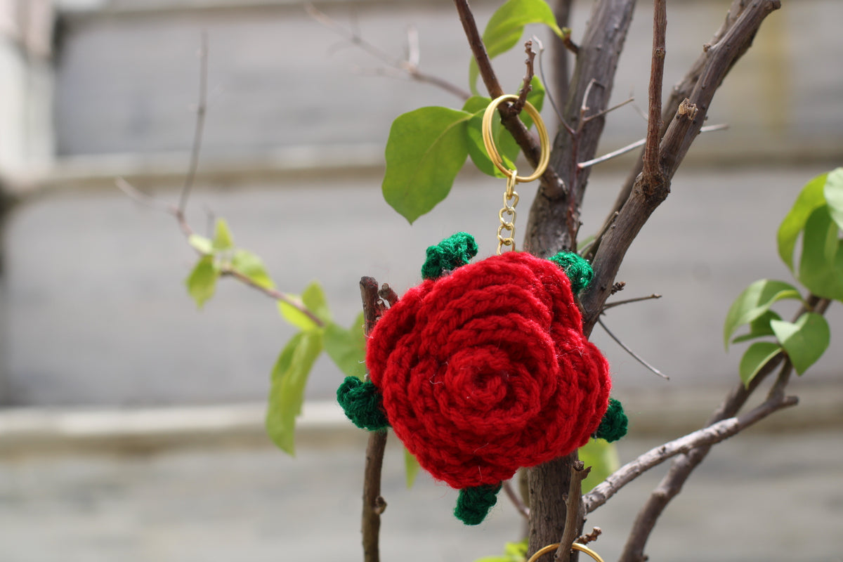Rose Keychain