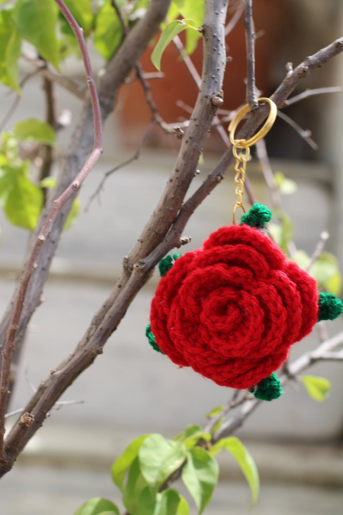 Rose Keychain
