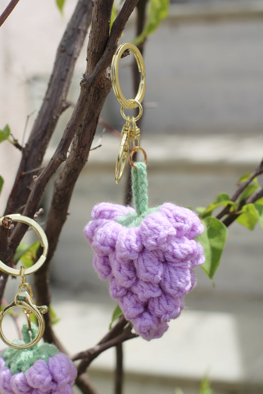 Grapes Keychain