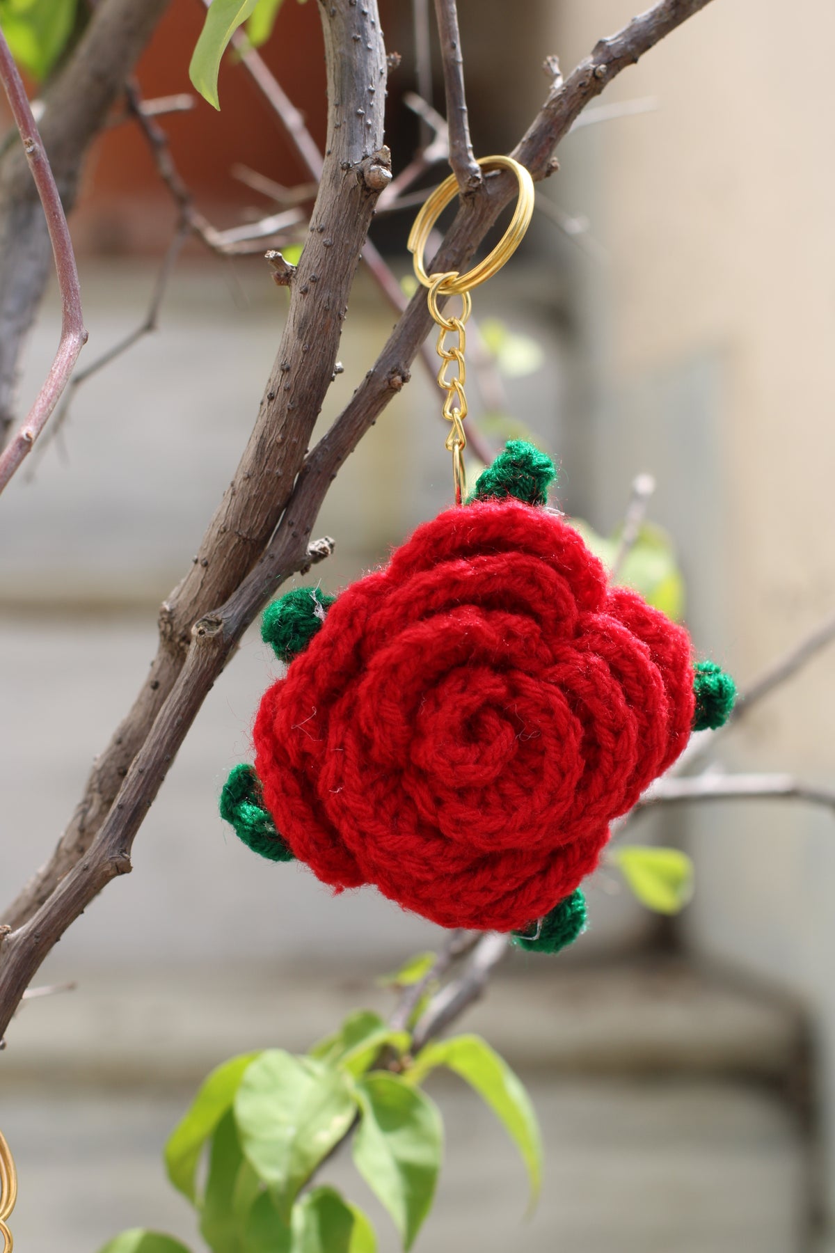 Rose Keychain