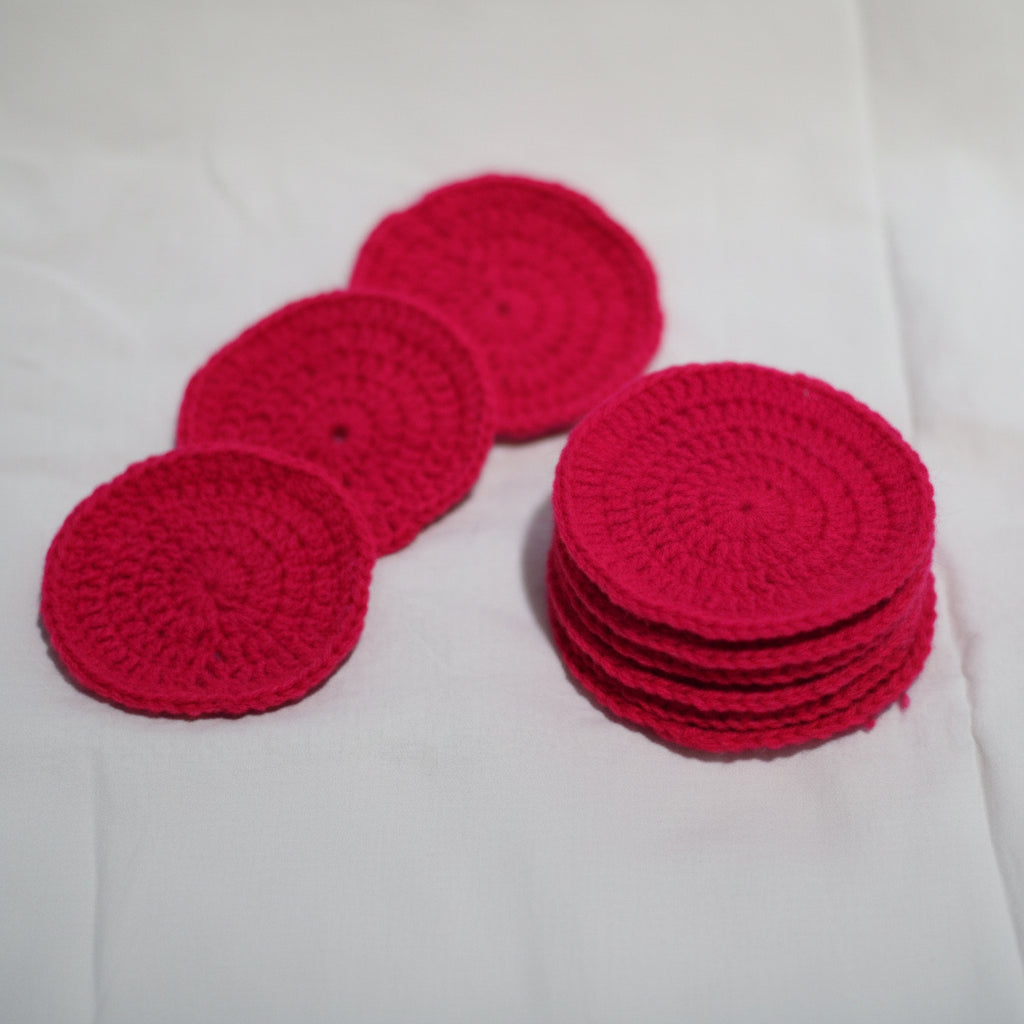 Pink Circle Coasters
