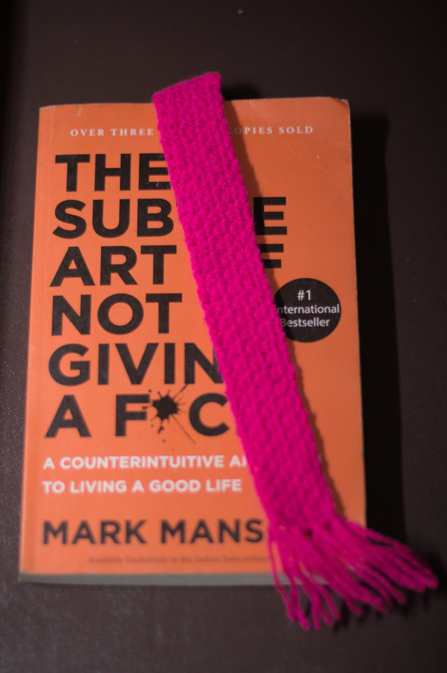 Pink Bookmark